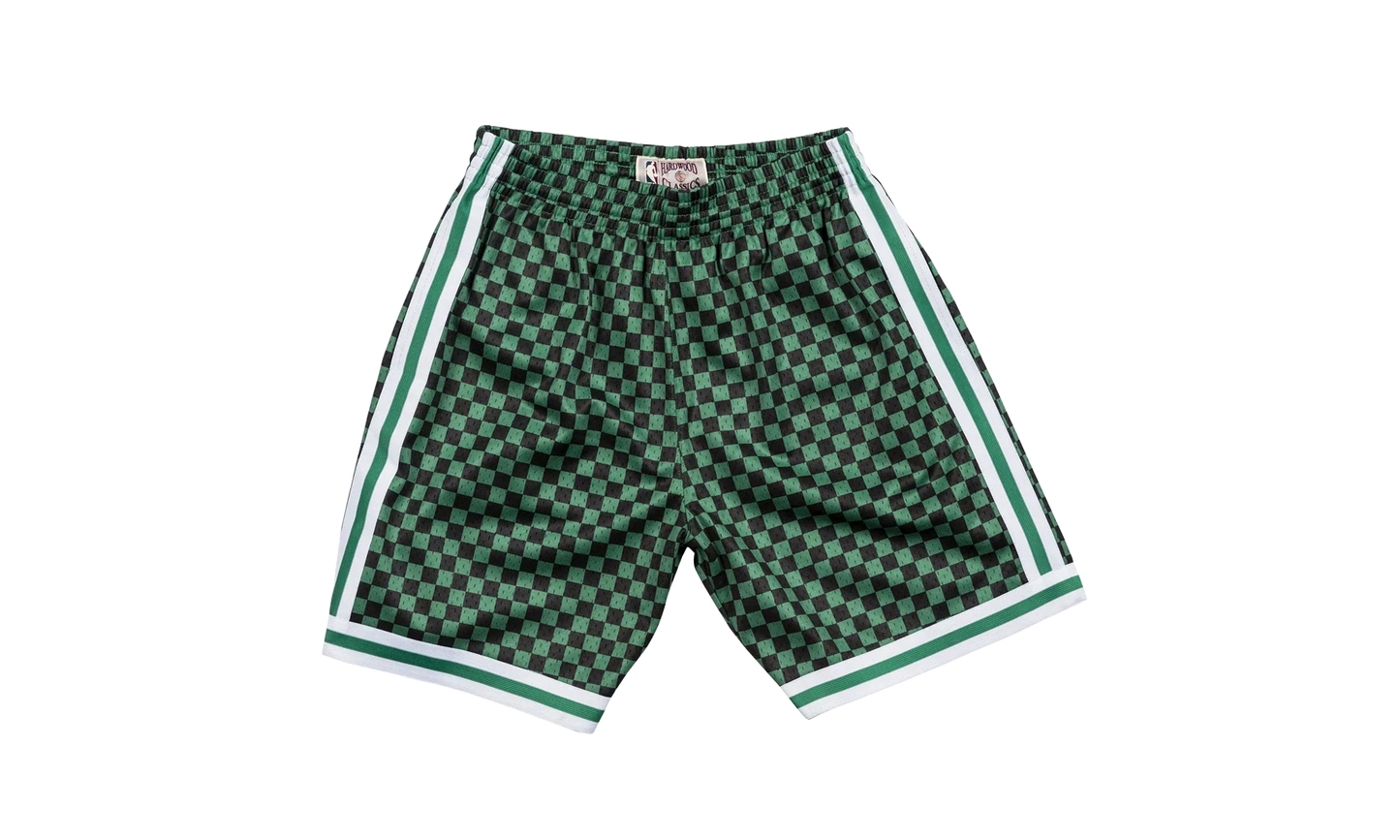 NBA Checked Swingman Shorts "Boston Celtics - Green" BA3A4I BCE E N09