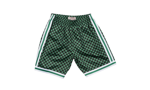 NBA Checked Swingman Shorts "Boston Celtics - Green" BA3A4I BCE E N09