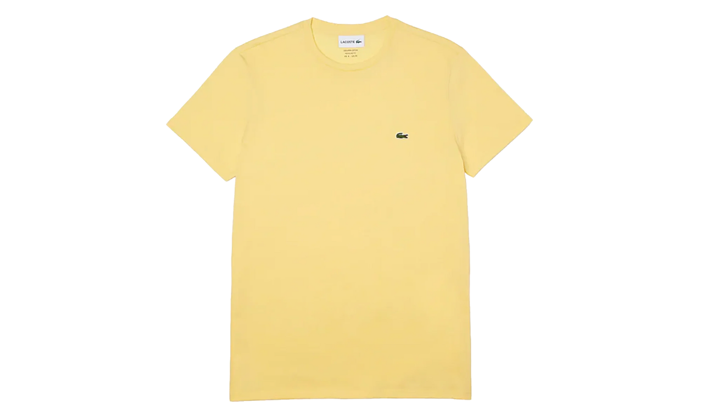 Crew Neck Pima Cotton Jersey T-shirt "Yellow" TH6709 6XP