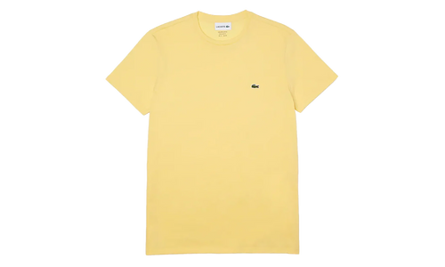 Crew Neck Pima Cotton Jersey T-shirt "Yellow" TH6709 6XP