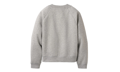 Logo Crewneck Sweatshirt WMNS "Grey Heather" 1171477 GRHE