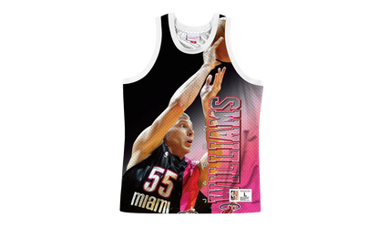 NBA Behind The Back Jersey "Miami Heat Jason Williams" MSTKMI19002 MHEWHITJWI