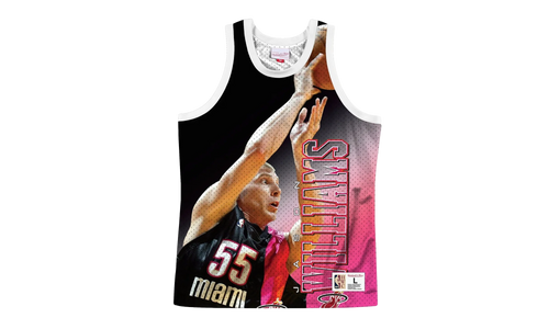 NBA Behind The Back Jersey "Miami Heat Jason Williams" MSTKMI19002 MHEWHITJWI