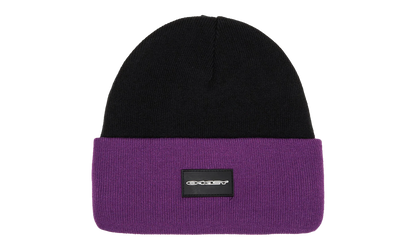 TC Stretch Logo Beanie "Blackout / Ultra Purple" FOS900936 9EB