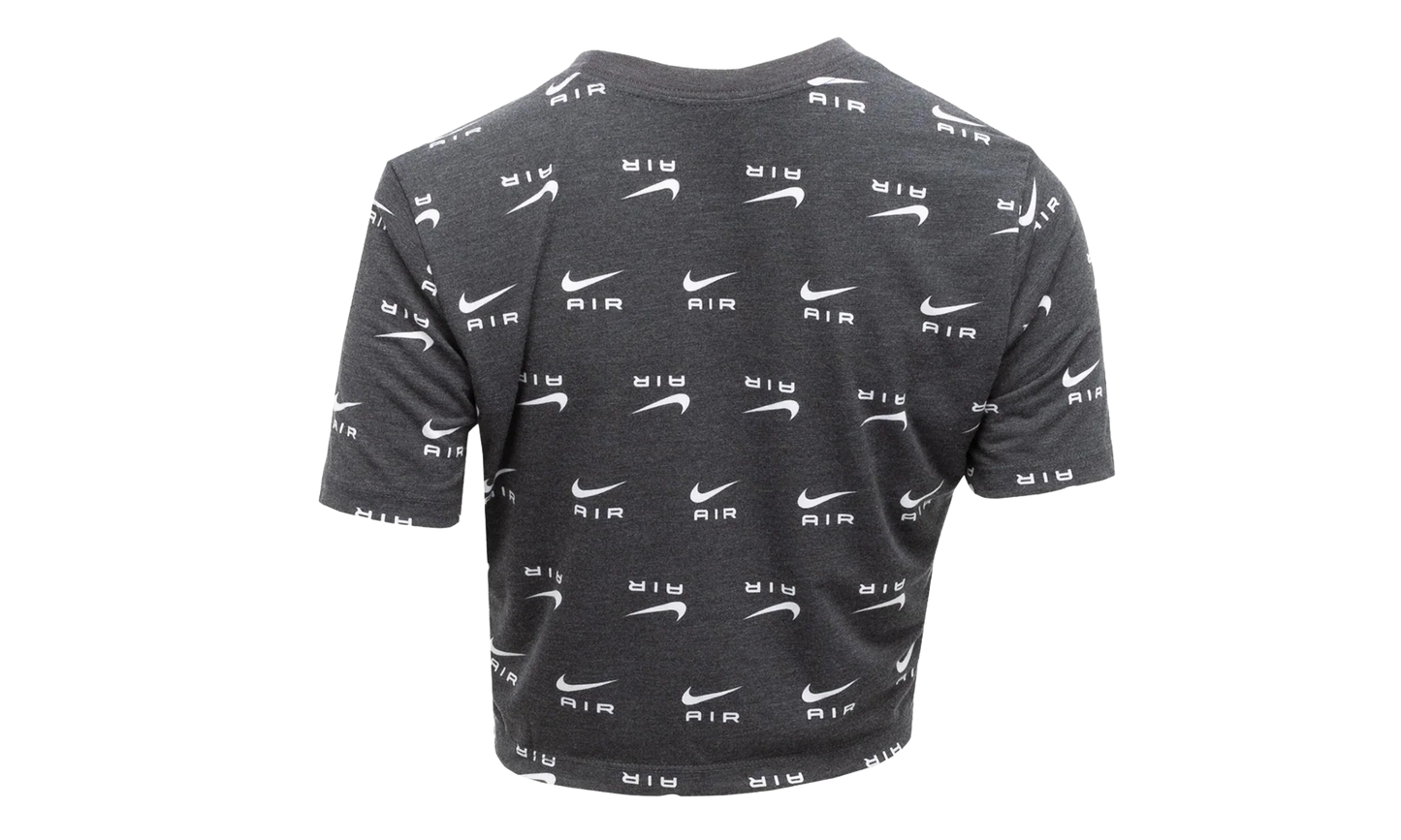 Air Slim-fit Printed Crop T-shirt WMNS "Black / White" DZ3751 010