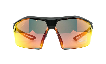 Vaporwing M Sunglasses "Matte Black / Speed Tint / Red Flash" EV0914 001