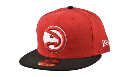 59FIFTY NBA Atlanta Hawks 2-Tone Fitted Hat "Red / Black" 70343705