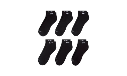 Everyday Plus Cushioned Training Low Socks (6 Pairs) "Black" SX7042 010