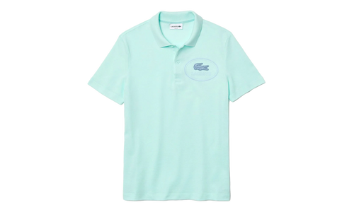 Slim Fit Embroidered Crocodile Pique Polo T-Shirt "Turquiose" PH9733 NRE