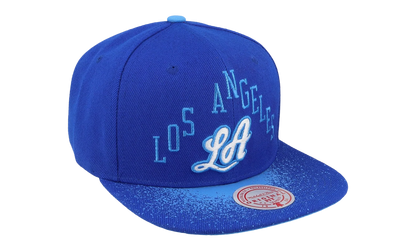 NBA Hardwood Classics Re-Take Snapback Cap "Los Angeles Lakers - Blue" 6HSSSH21339 LALBLUE