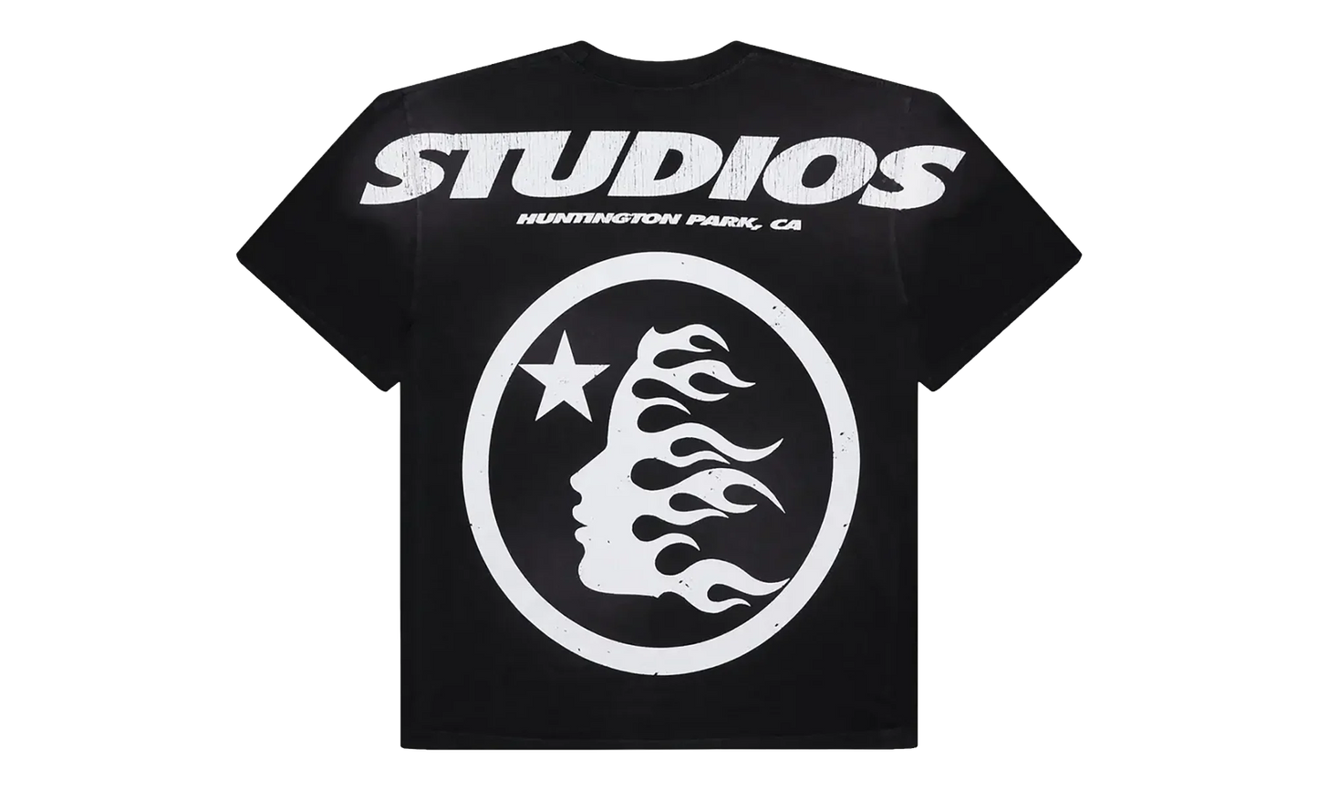 Cartoon Logo Glitter T-shirt "Black / White" HSR211