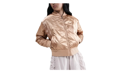 Kids’ Sportswear Bomber Jacket "Hemp / White" HQ9375 200