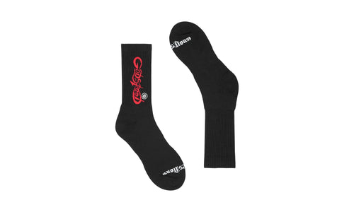 New Age Logo Socks "Black / Red" JUSC1TO5