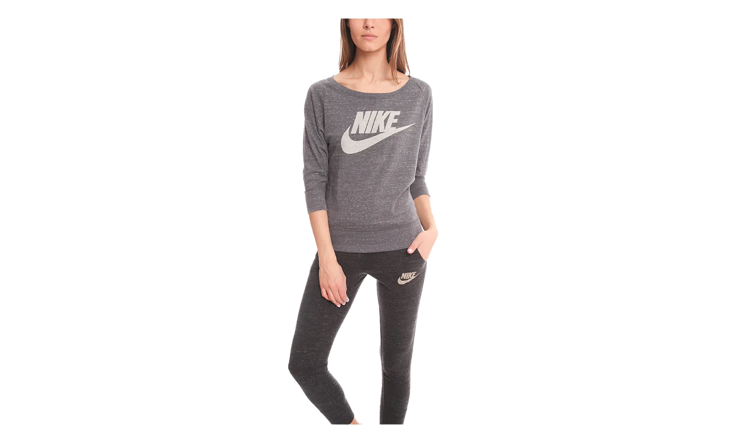 3/4 Sleeve Logo Sweater "Grey" 545548 021