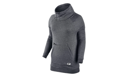 Sportswear Modern Funnel Neck Sweatshirt WMNS "Grey / Black" 803599 091