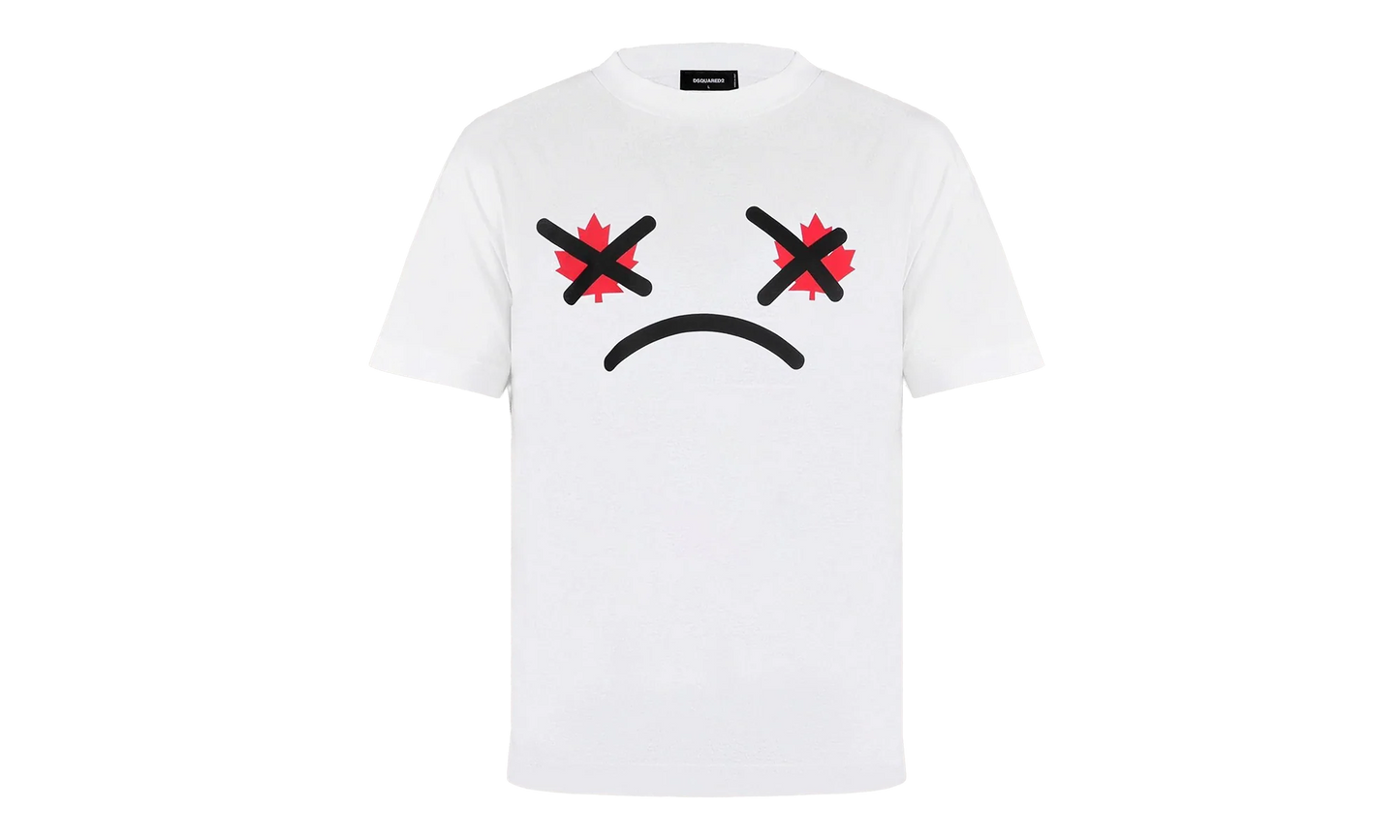 Sad Face T-shirt "White" S74GD1154S23009100