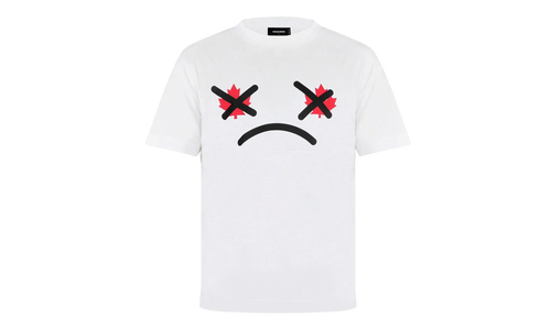 Sad Face T-shirt "White" S74GD1154S23009100