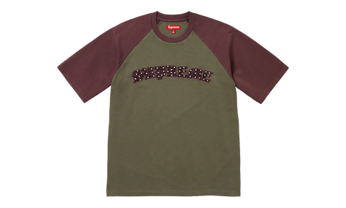 Rhinestone Raglan S/S Top "SS26- olive" SU27323