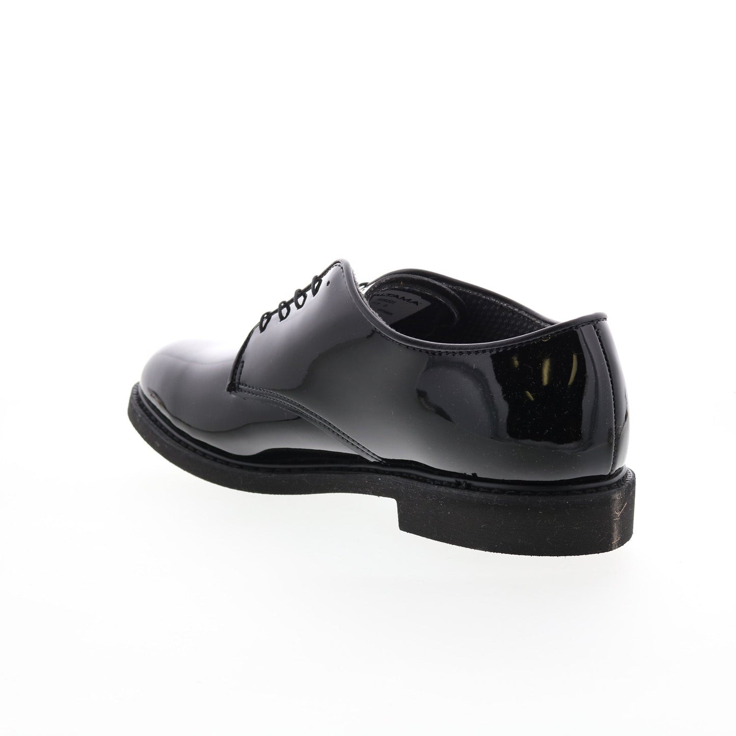 Altama O2 High Gloss Oxford Tuxedo Mens Black Wide Oxfords Plain Toe Shoes