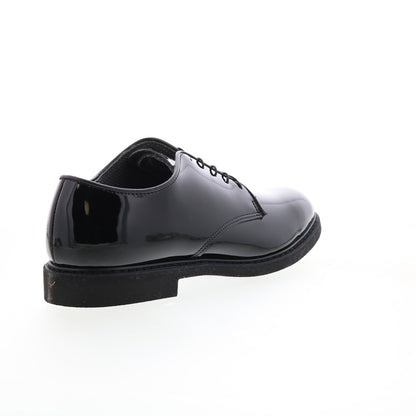 Altama O2 High Gloss Oxford Tuxedo Mens Black Wide Oxfords Plain Toe Shoes