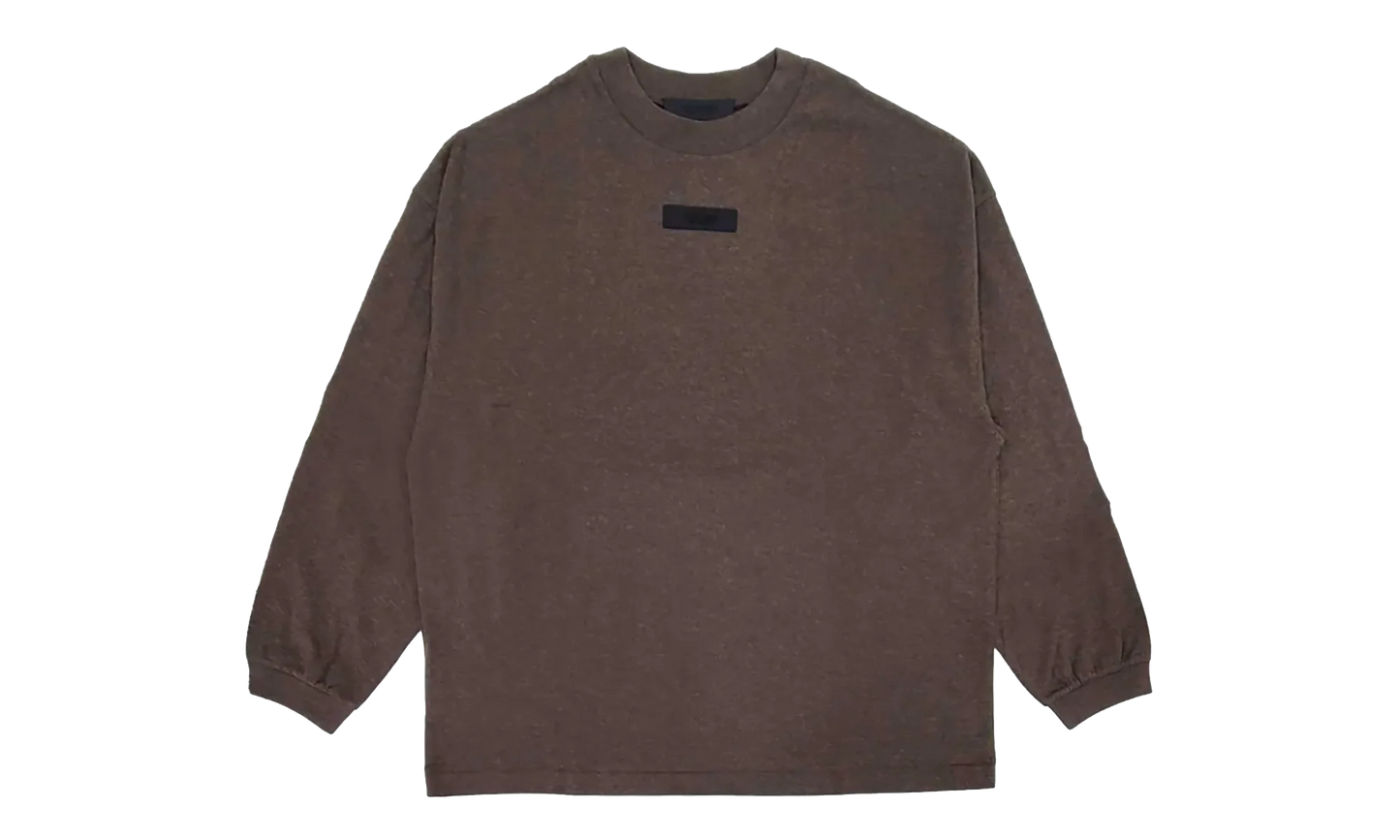 Logo Long Sleeve Tee Shirt "Heather Wood" 125SU244202F
