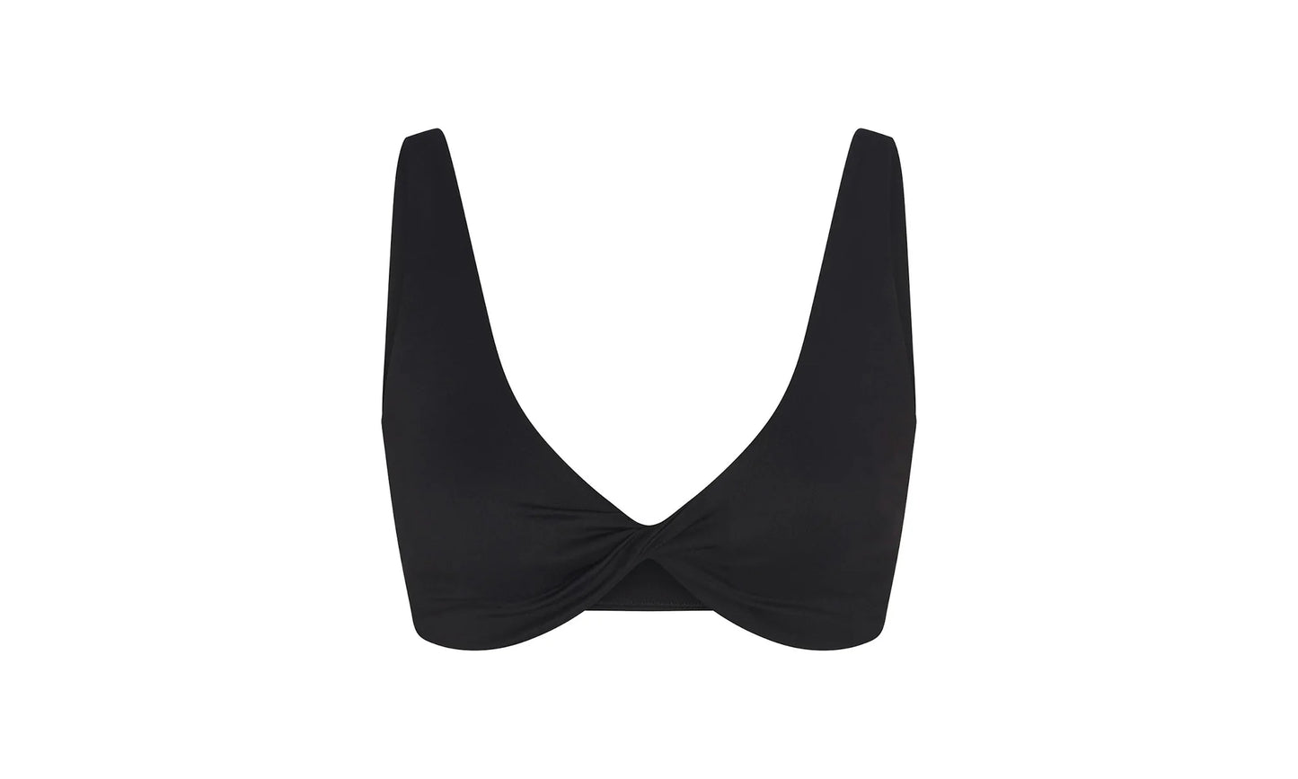Matte TWIST-FRONT BRA "Nike - Obsidian" SKM058