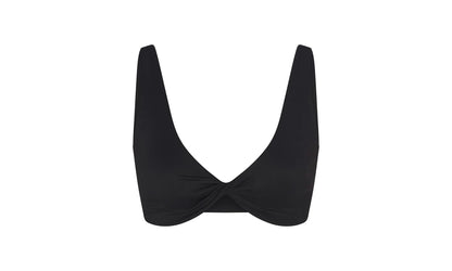 Matte TWIST-FRONT BRA "Nike - Obsidian" SKM058