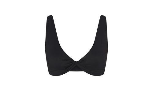 Matte TWIST-FRONT BRA "Nike - Obsidian" SKM058