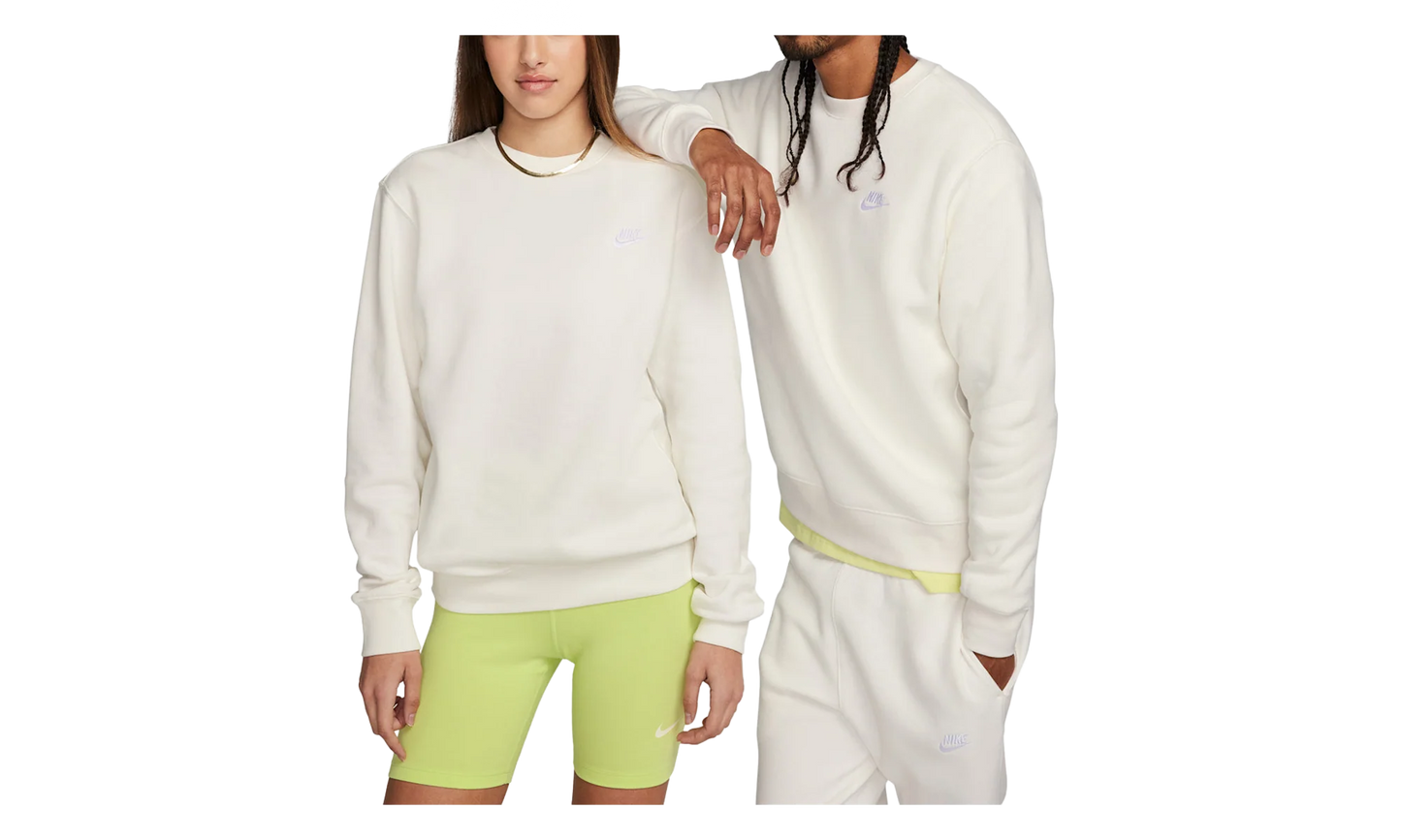 Sportswear Club Fleece Crewneck Sweatshirt "Sail / White" BV2662 133