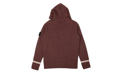 Knit Wool Blend Zip-Up Hoodie "Wine Purple" 95 STI 1017