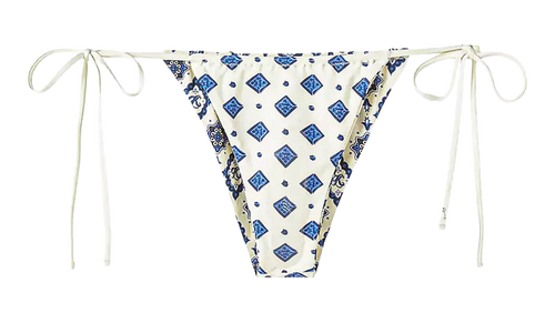 Tova Baroque Tile Tie Bottom "White" KITH53