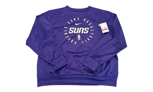 NBA Phoenix Suns Standard Issue Dri-Fit Crewneck Sweatshirt "Purple" FV1806 566