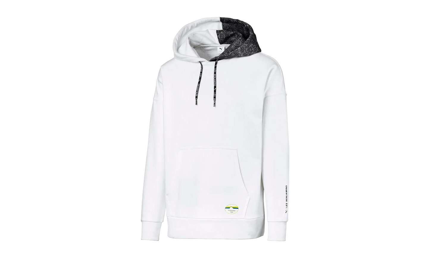 LES BENJAMINS HOODIE "Puma White" 595470 02