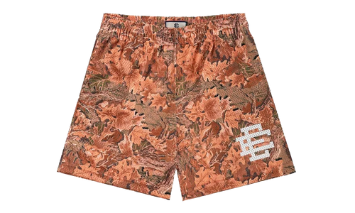 EE Basic Shorts "Orange / Leafy Camo" EE179
