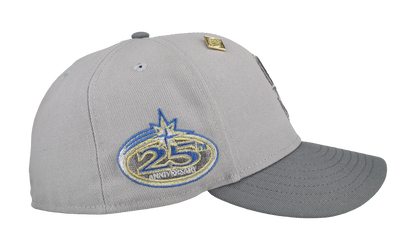 59FIFTY Seattle Mariners 25th Anniversary Fitted Hat "Grey / Ice Blue" NE372