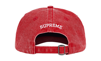 Pigment Coated S Logo 6-Panel "SS26 - Red" SU27305