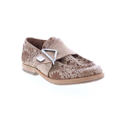 Zeno Floral 630142-101 Womens Brown Loafers & Slip Ons Casual Shoes