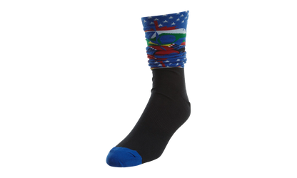 Jordan 9 Low Crew Socks "Royal Blue Black" 806411 010