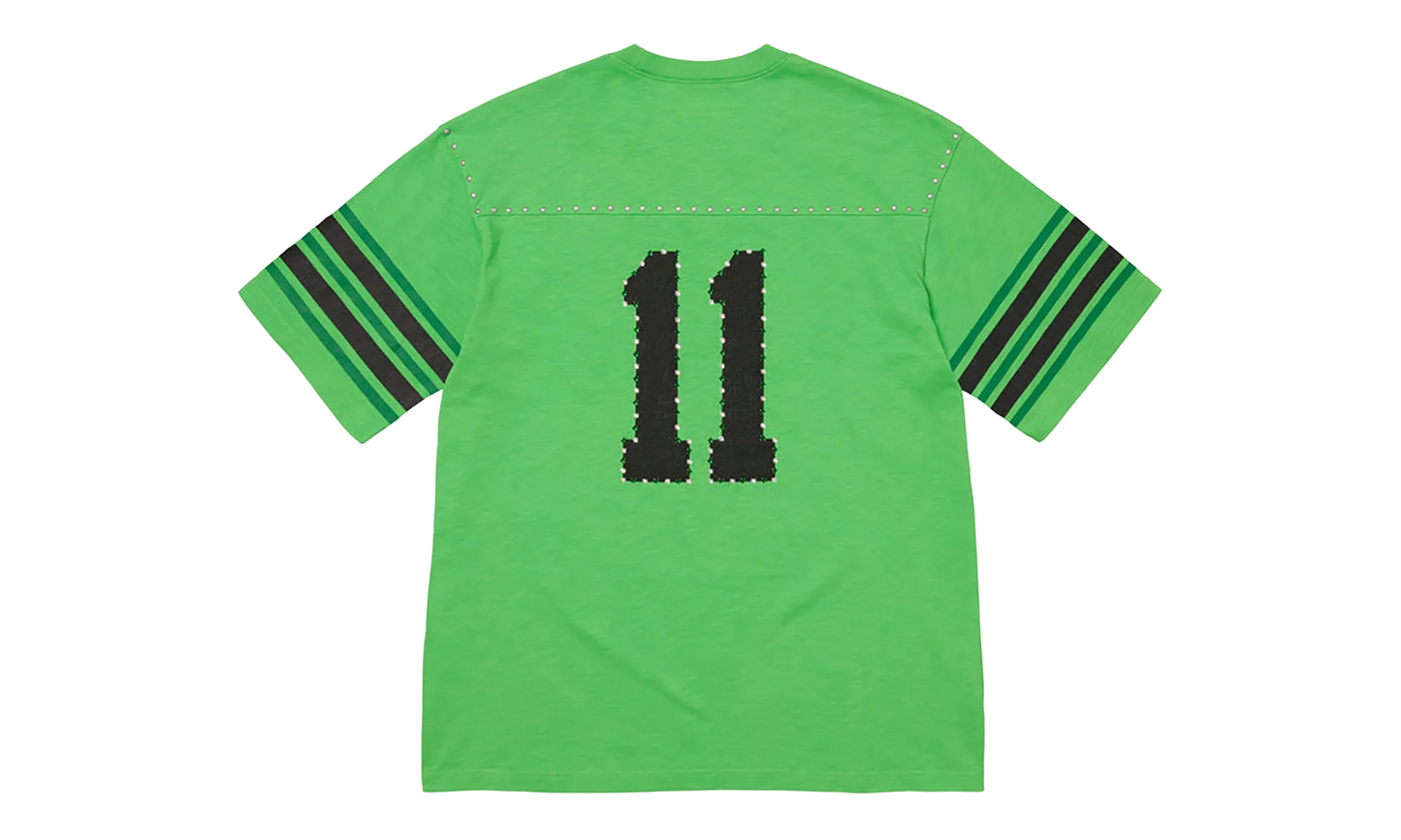Studded S/S Football Top "SS26 - Green" SU27032