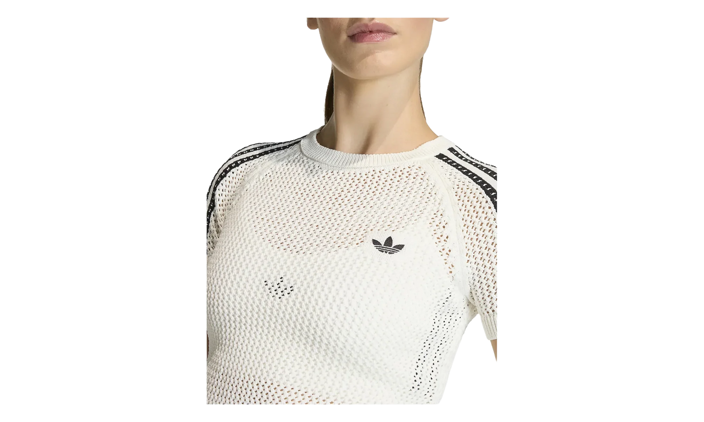 Originals Knitted Crochet Cali Tee WMNS "Off White" KE0200