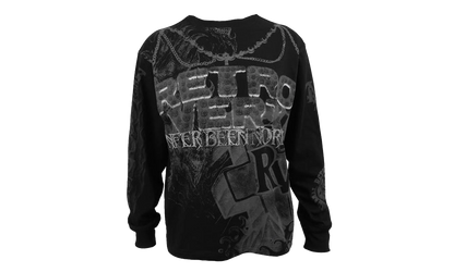 Never Been Normal Thermal Sweatshirt "Black" RET024