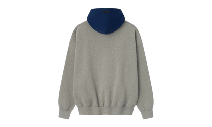 NBA SPORTS FIT HOODIE "CONCRETE HEATHER / ESTATE BLUE" 192NB256402F