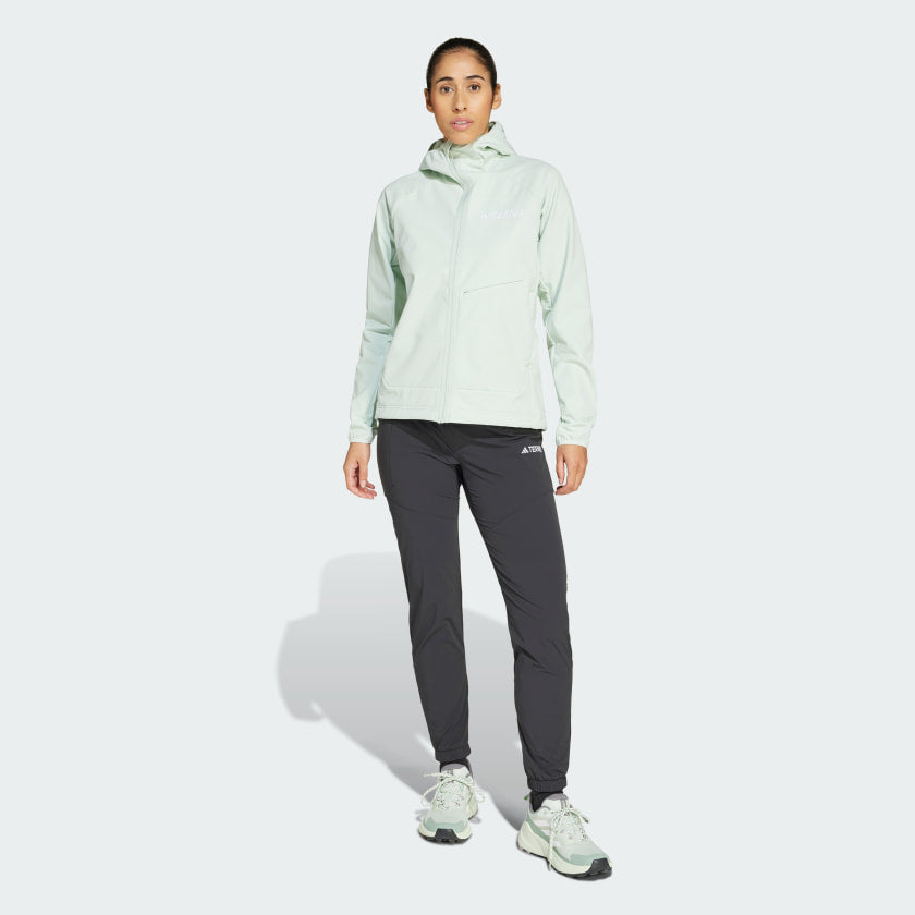 Women's adidas Terrex Xperior Softshell Fleece Hooded Jacket