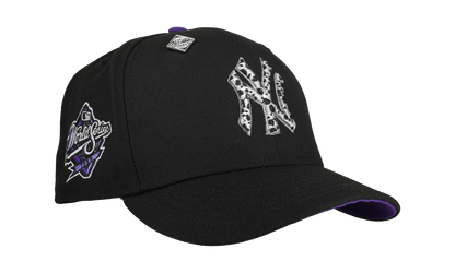 59FIFTY New York Yankees 1998 World Series Fitted Hat "Black / Purple / Safari" NE240