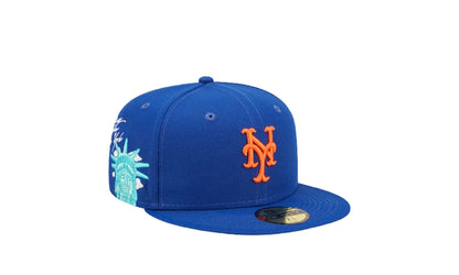 59Fifty MLB New York Mets Cloud Icon Fitted Hat "Blue" 60243754