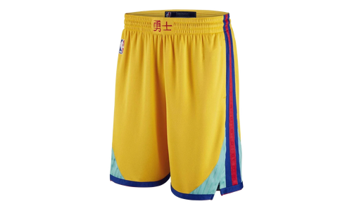 NBA Chinese Heritage Shorts GS "Golden State Warriors - Yellow" 9Z2B7BAKK WAR