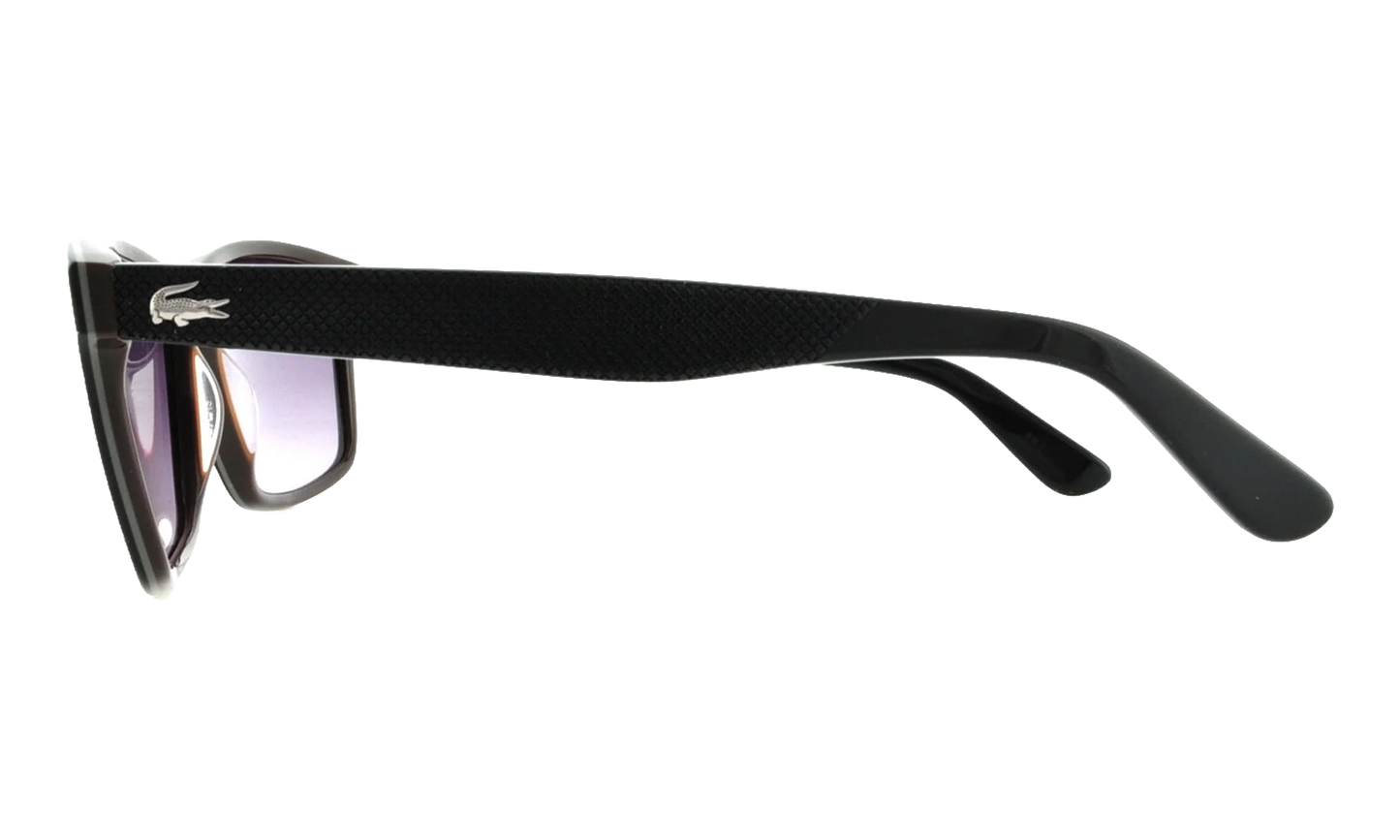 Rectangle Sunglasses "Shiny Black" L705S-001