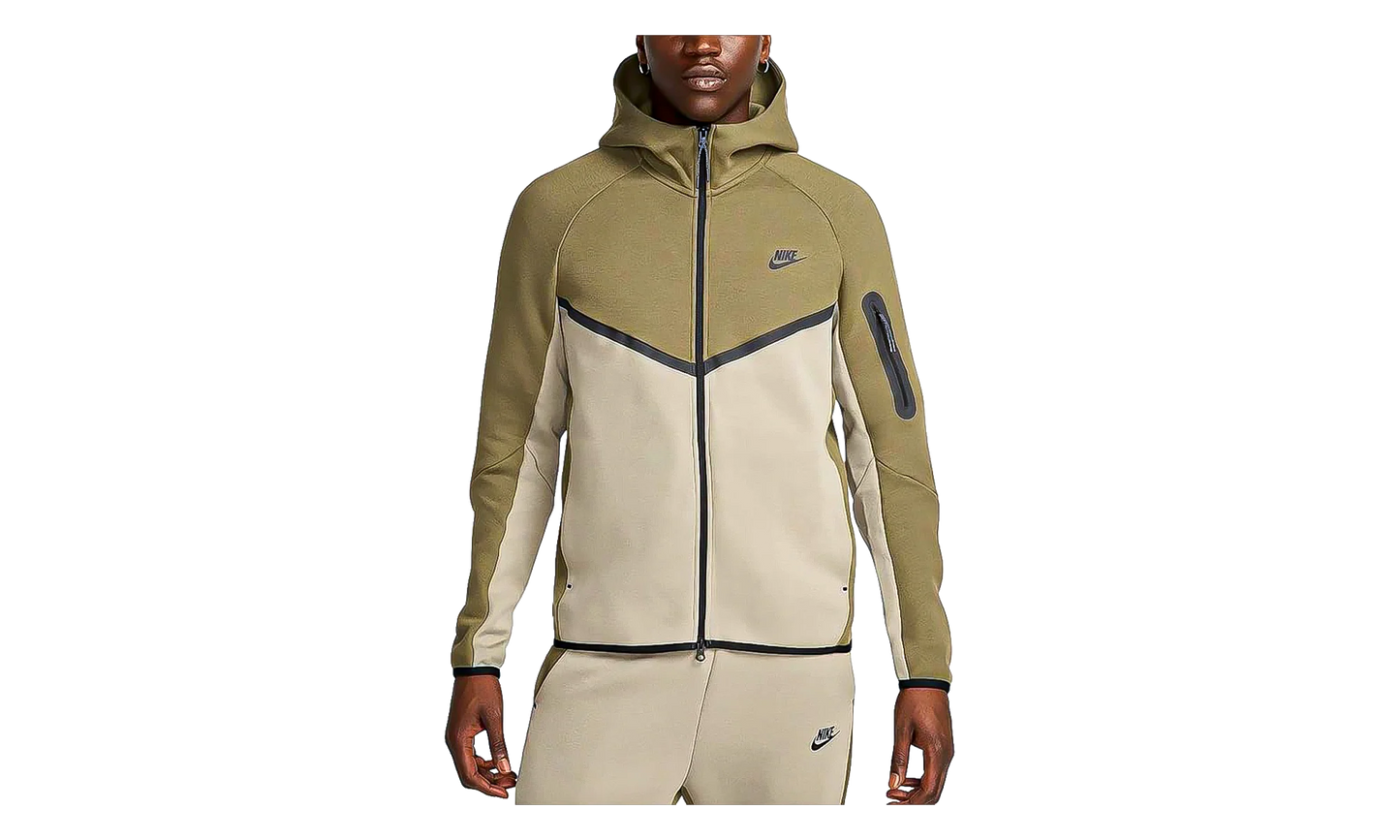 Tech Fleece Windrunner Full-Zip Jacket "Medium Olive / Light Army / Black" HV0949 222