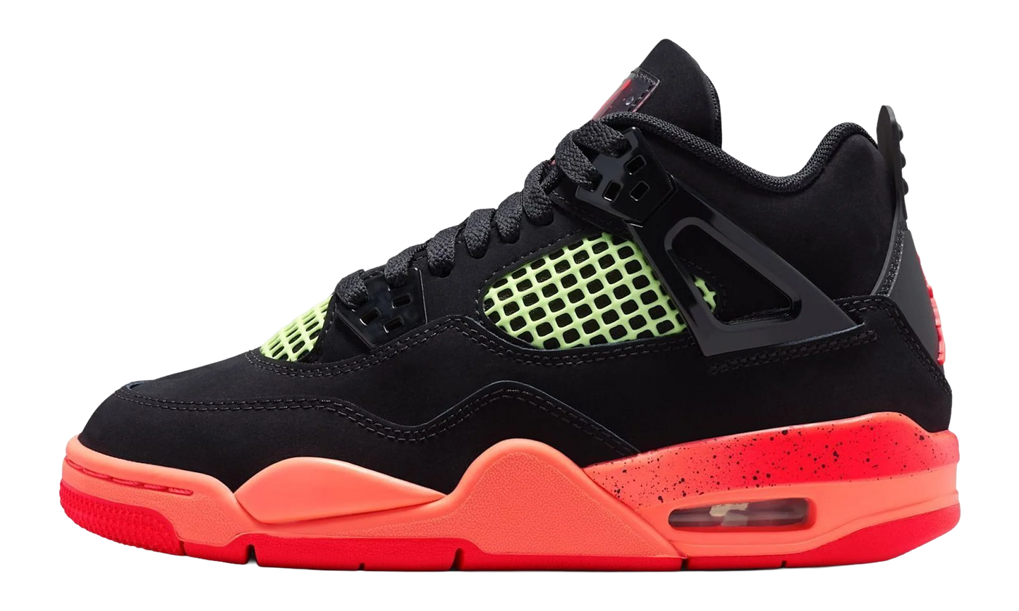 Air Jordan 4 Retro GS "Black Infrared Barely Volt" II1271 001