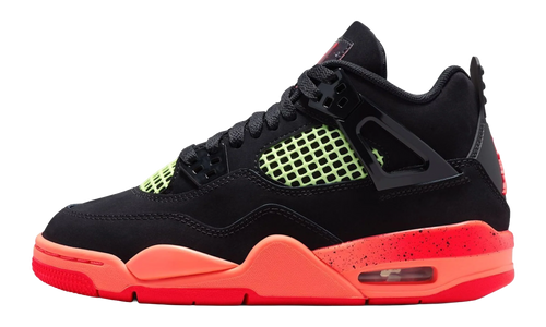 Air Jordan 4 Retro GS "Black Infrared Barely Volt" II1271 001